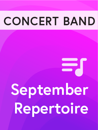September 2023 Repertoire Update band